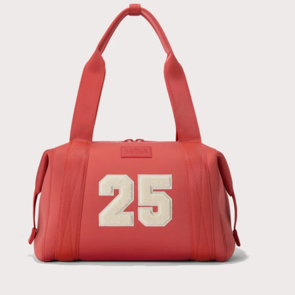 NWT Dagne Dover Medium Landon Carryall in Ltd Edition Rhubarb - Picture 2 of 10